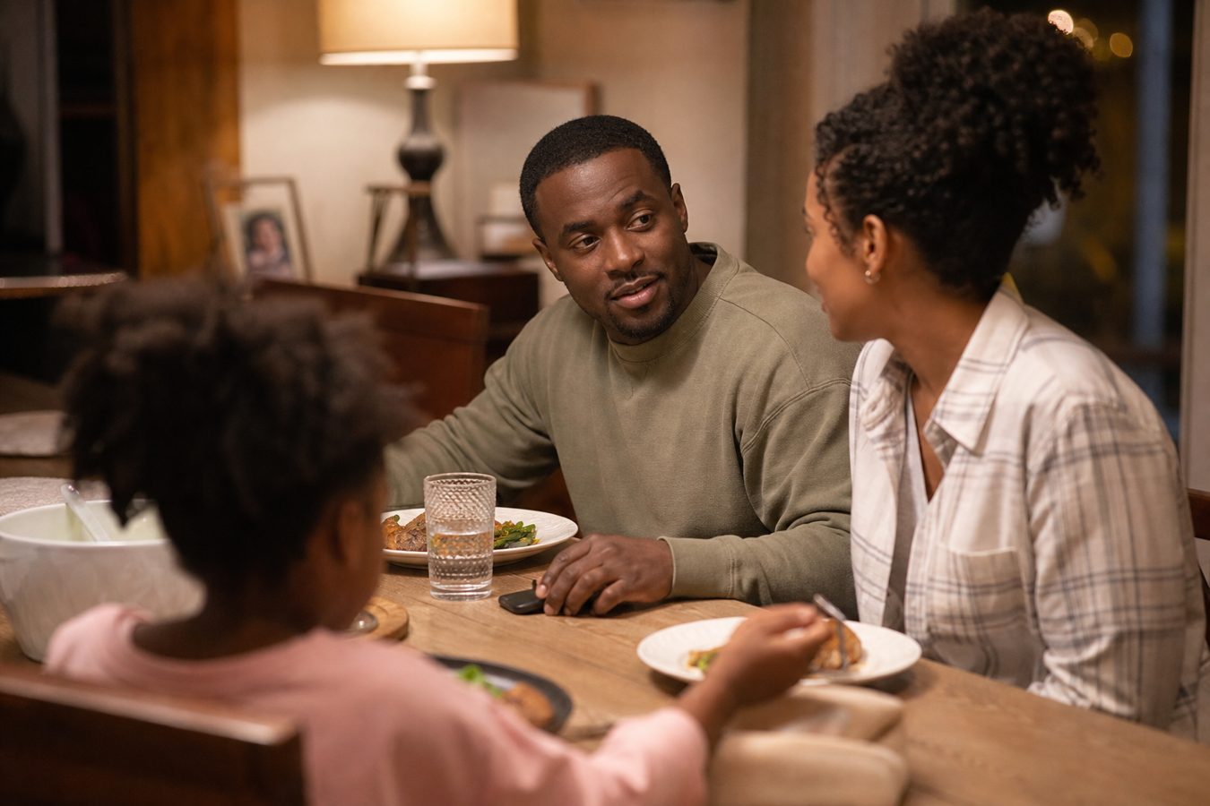 Staying present at home with family